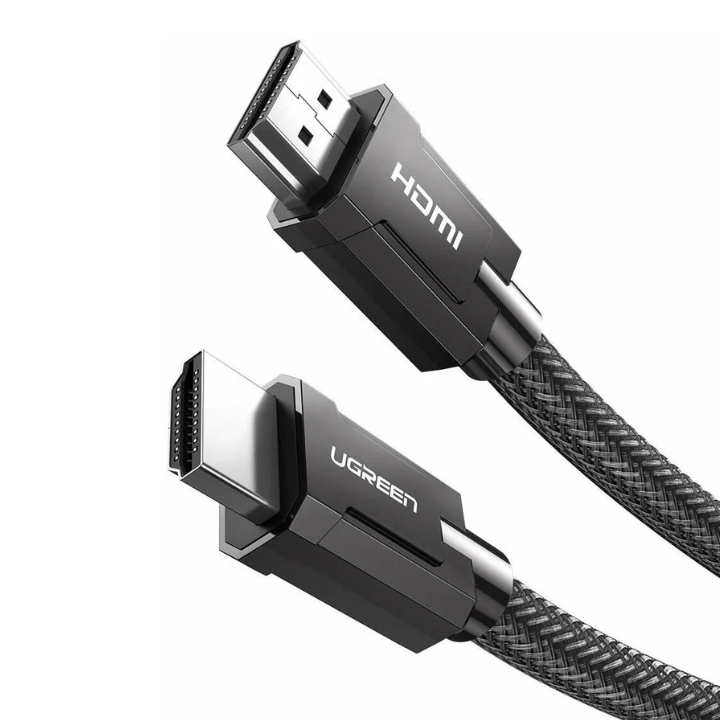 Купить Кабель Ugreen HD135 HDMI M/M Round Cable Zinc Alloy Shell Braided, 3m, Gray, 80602 в Алматы
