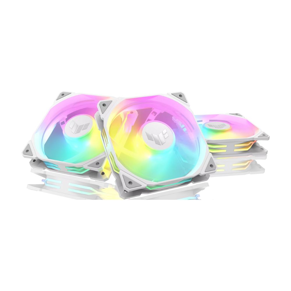 Купить Вентилятор для корпуса ASUS TUF GAMING TR120 FAN ARGB WHITE 3IN1 120x120x28 AuraSync TR120-1/WT/3 IN в Алматы