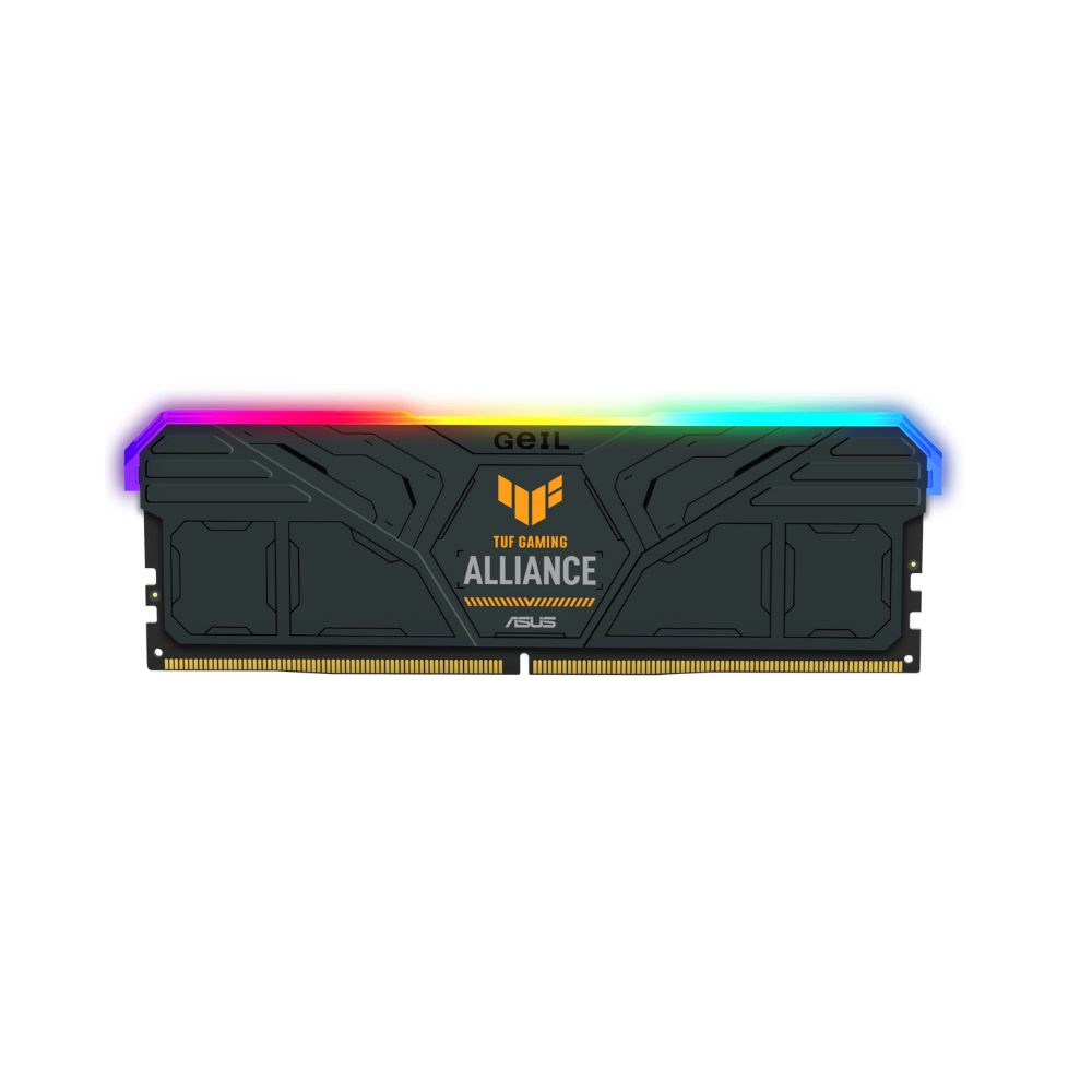 Купить Оперативная память 32GB Kit (2x16GB) GEIL GEMINI RGB TUF 5200Mhz DDR5 CL34 GMST532GB5200C34ADC Black в Алматы