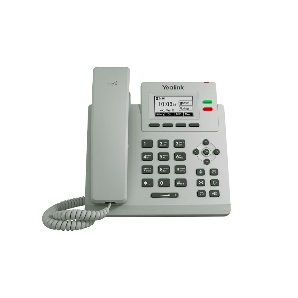 Купить Yealink SIP-T31P, цвет светло-серый, 2 аккаунта, PoE в Алматы