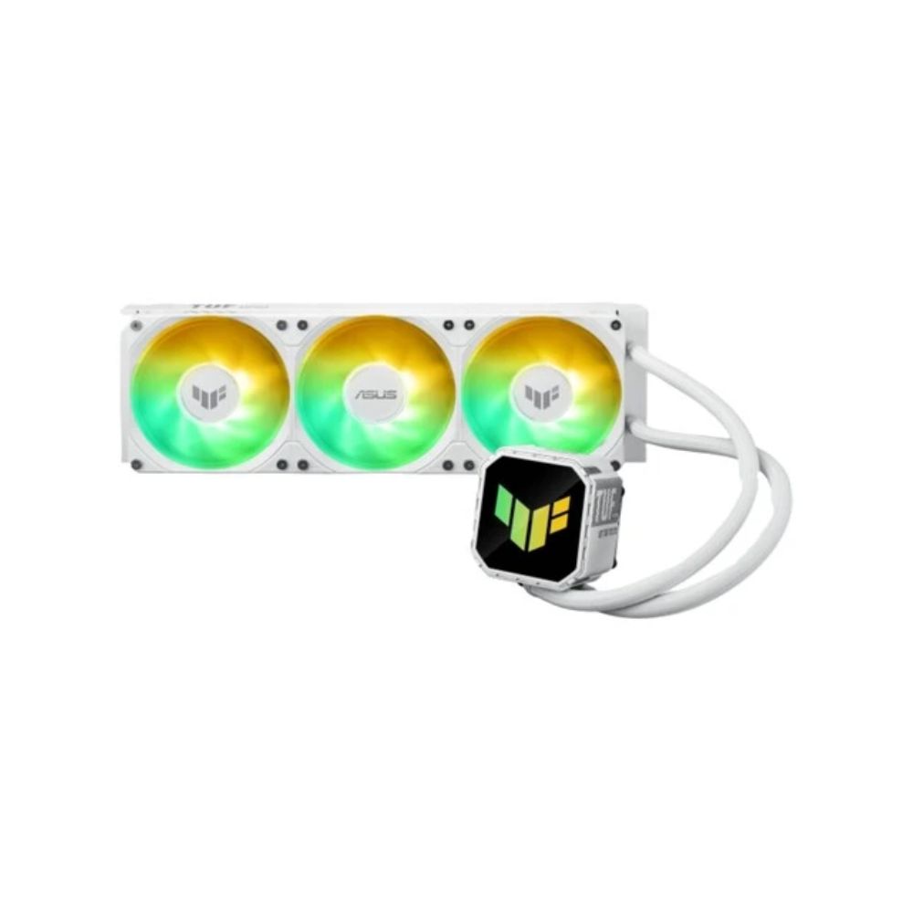 Купить Водяное охлаждение CPU Asus TUF GAMING LC III 360 ARGB WHT 3x120mm Liquid CPU Cooler, PWM, ARGB в Алматы