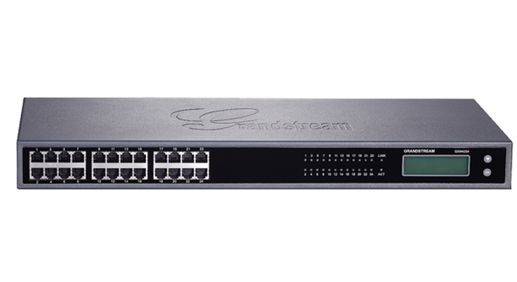 Купить Grandstream GXW4224, 24 x RJ11 FXS ports and 1 x 50-pin Telco connector, 1 x 10M/100/1000 Mbps auto-sensing RJ45 port, G.711, G. 723, G.726 в Алматы