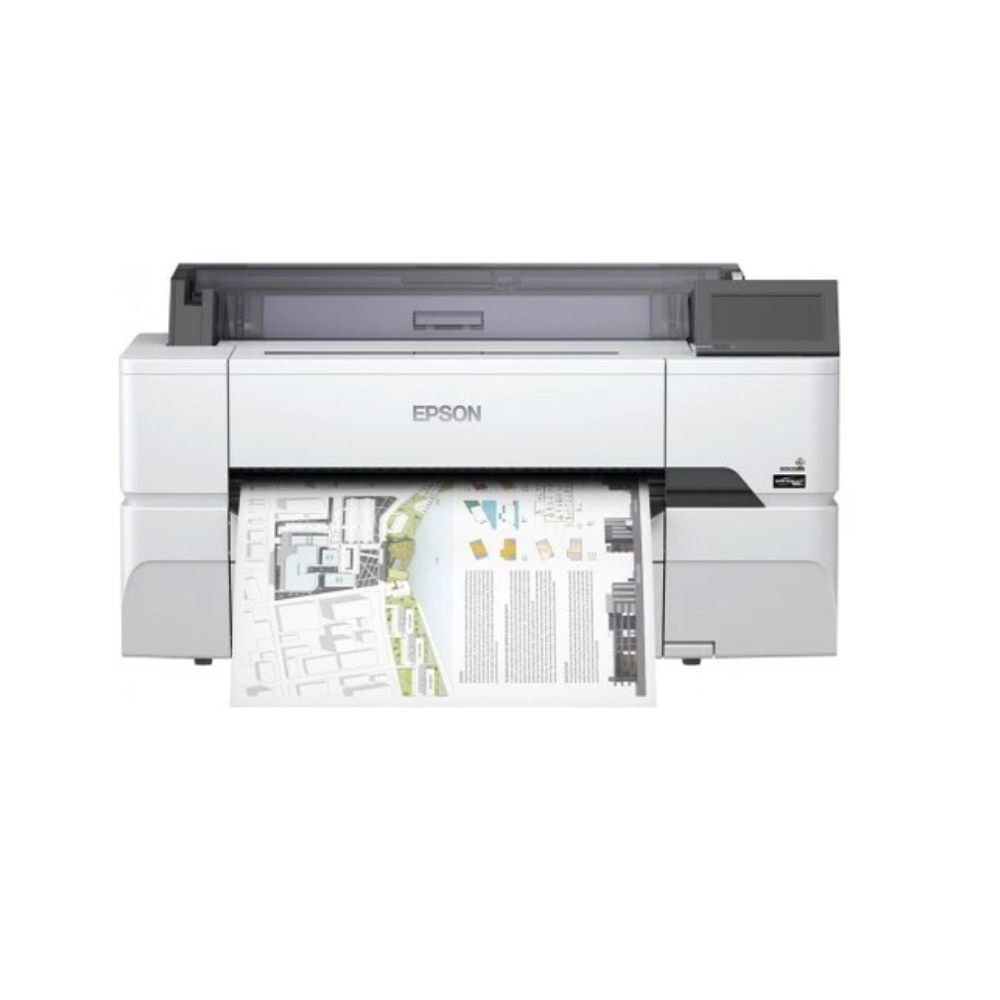Купить Принтер широкоформатный Epson SC-T3405N C11CJ55302A0, А0 24" 610мм, 25 сек/А1, Ethernet, WIFI, USB  (без подставки) в Алматы