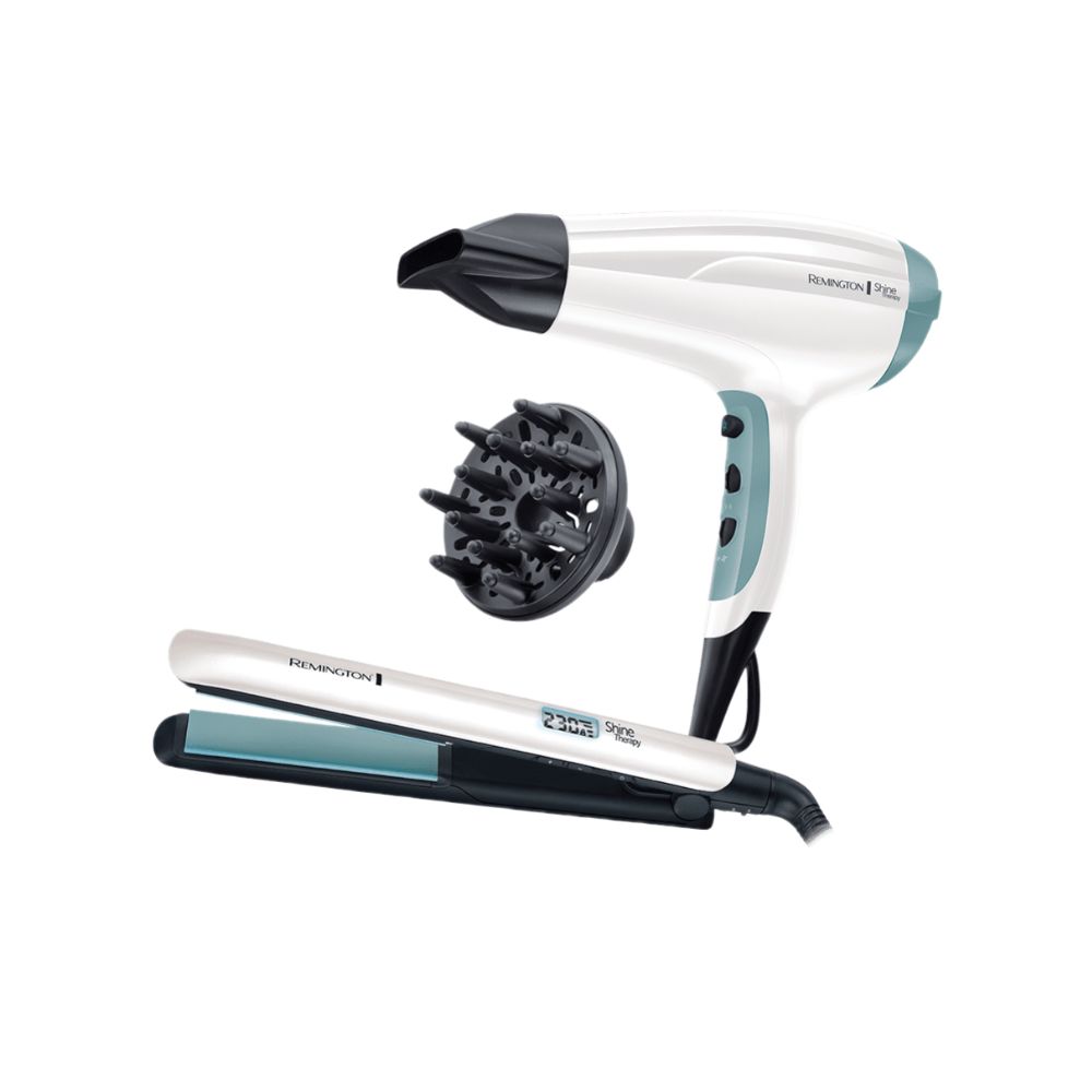 Купить Набор фен + выпрямитель Remington S8500GP белый в Алматы