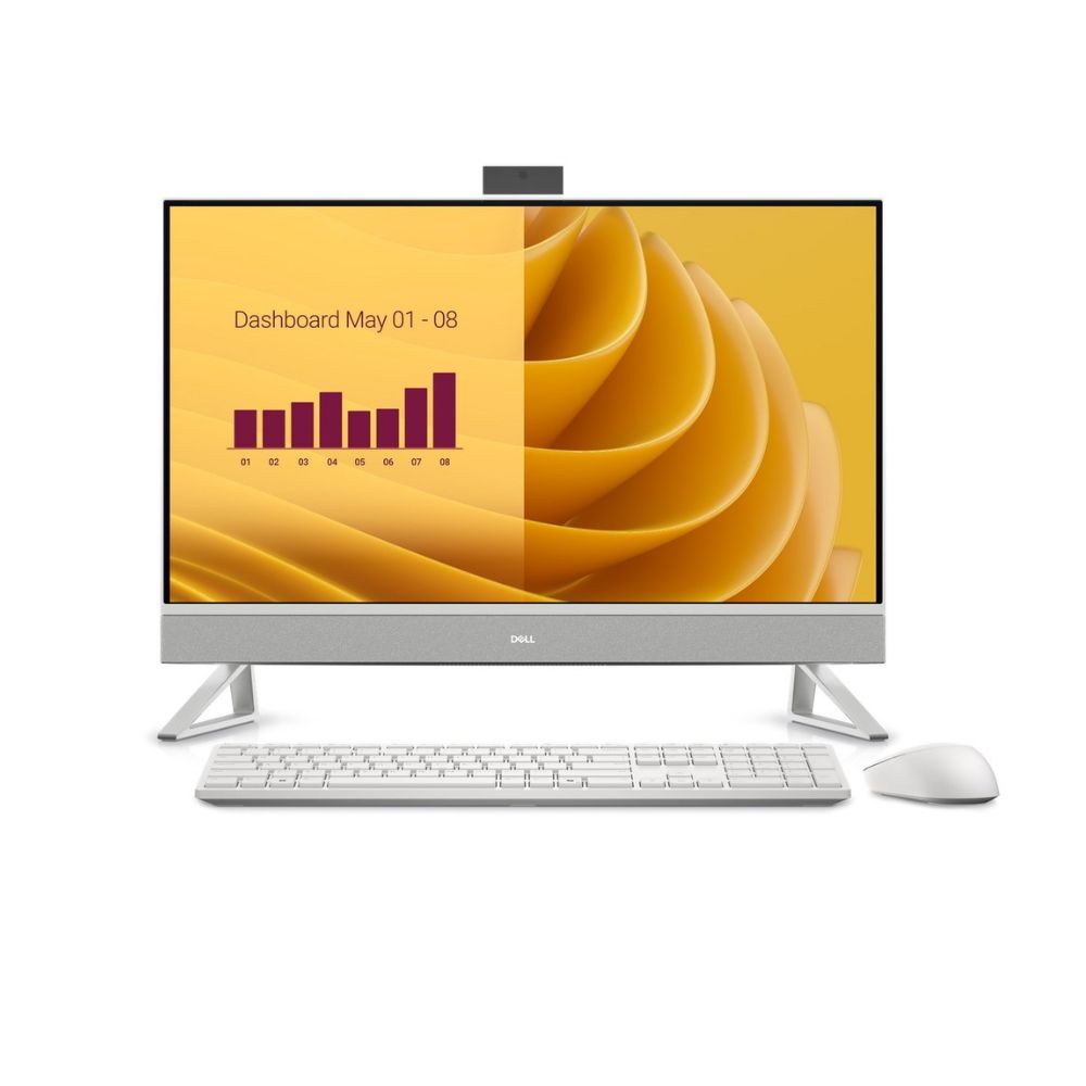 Купить Dell 27 All-in-One EC27250/Core 7-150U/16GB/1TB/27.0" FHD Touch/GeForce MX 570A/Cam/WLAN + BT/Wireless Kb & Mouse/W11Pro/1YwBS в Алматы