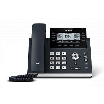 Купить Yealink SIP-T43U (12 аккаунтов, 2 порта USB, BLF,  PoE, GigE) без БП в Алматы