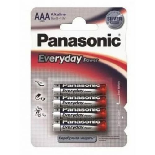 Купить Батарейка щелочная PANASONIC Every Day Power AAA/4B /  в Алматы