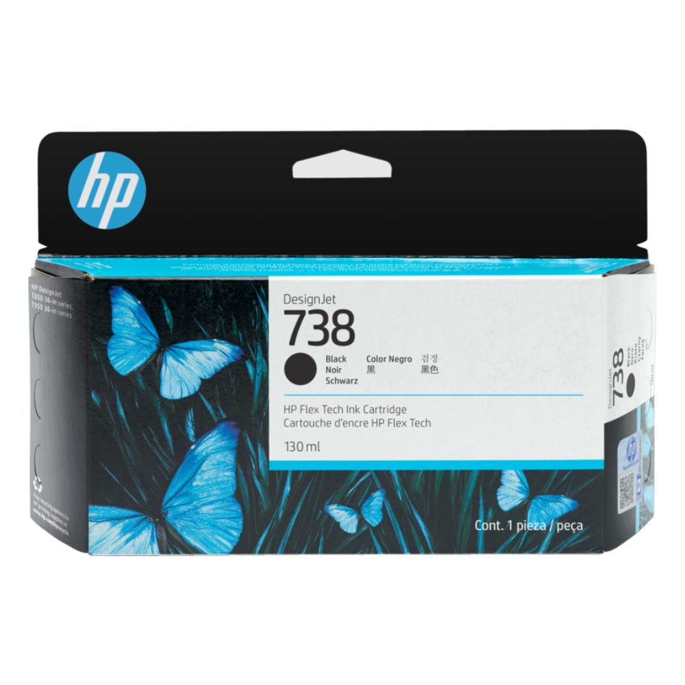 Купить HP 498N8A 738 300-ml Black DesignJet Ink Cartridge for DesignJet T850 300 ml в Алматы