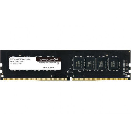 Купить ОЗУ Team Group 16Gb/3200 DDR4 DIMM, CL22, 1.35V, TED416G3200C2201 в Алматы