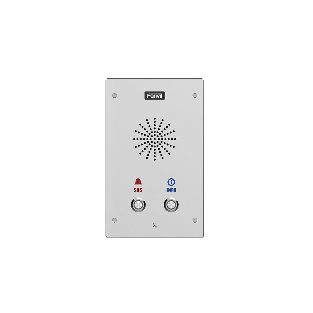 Купить Fanvil i16S-02P интерком, накладной, внешний, IP65, IK10, 2 кнопки в Алматы