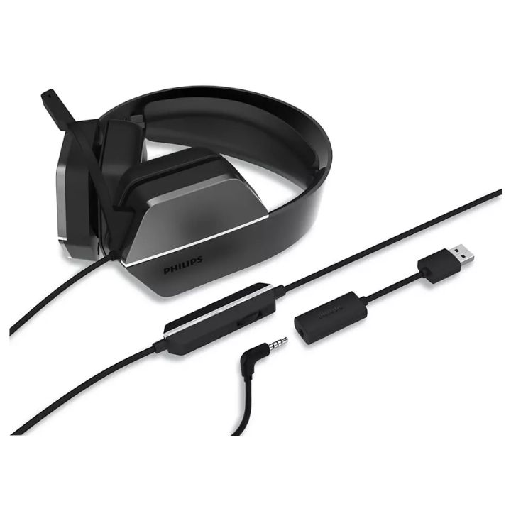 Купить Гарнитура PHILIPS TAG4106BK/00, динамики 50 мм, 3,5mm разъем, 1,8м в Алматы