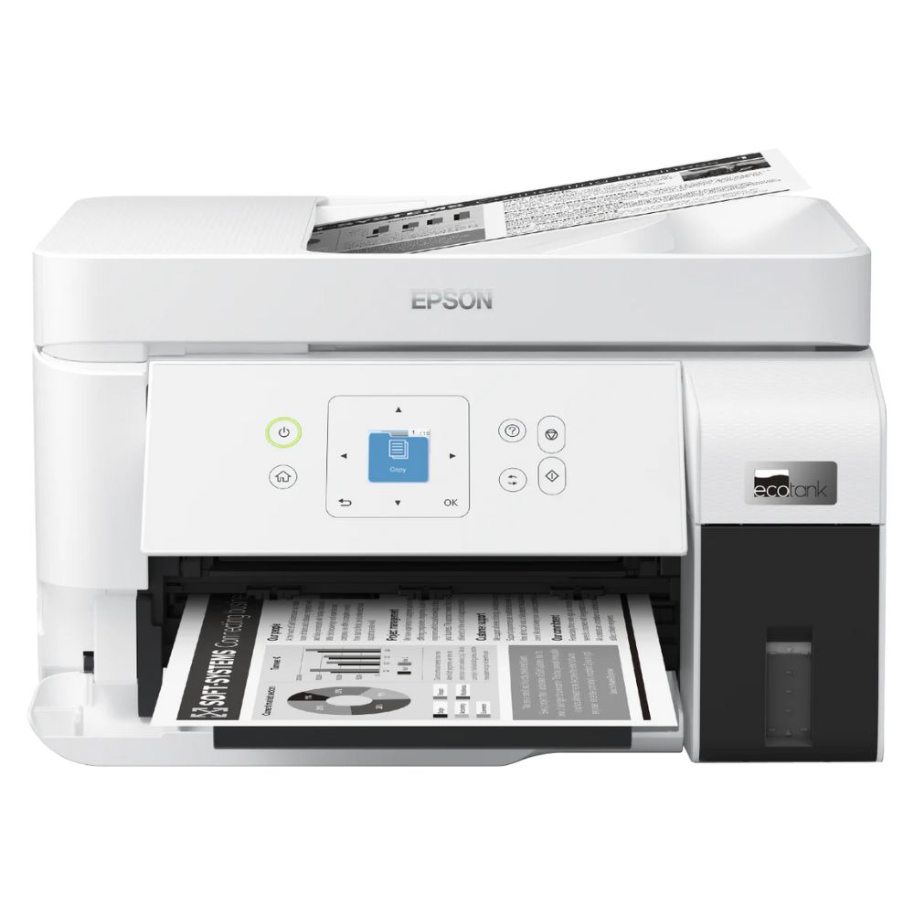 Купить МФУ струйное Epson M2050 ЧБ, А4, ADF (до 22 стр/мин, двуст.печать, Ethernet, WIFI) C11CL00401 в Алматы