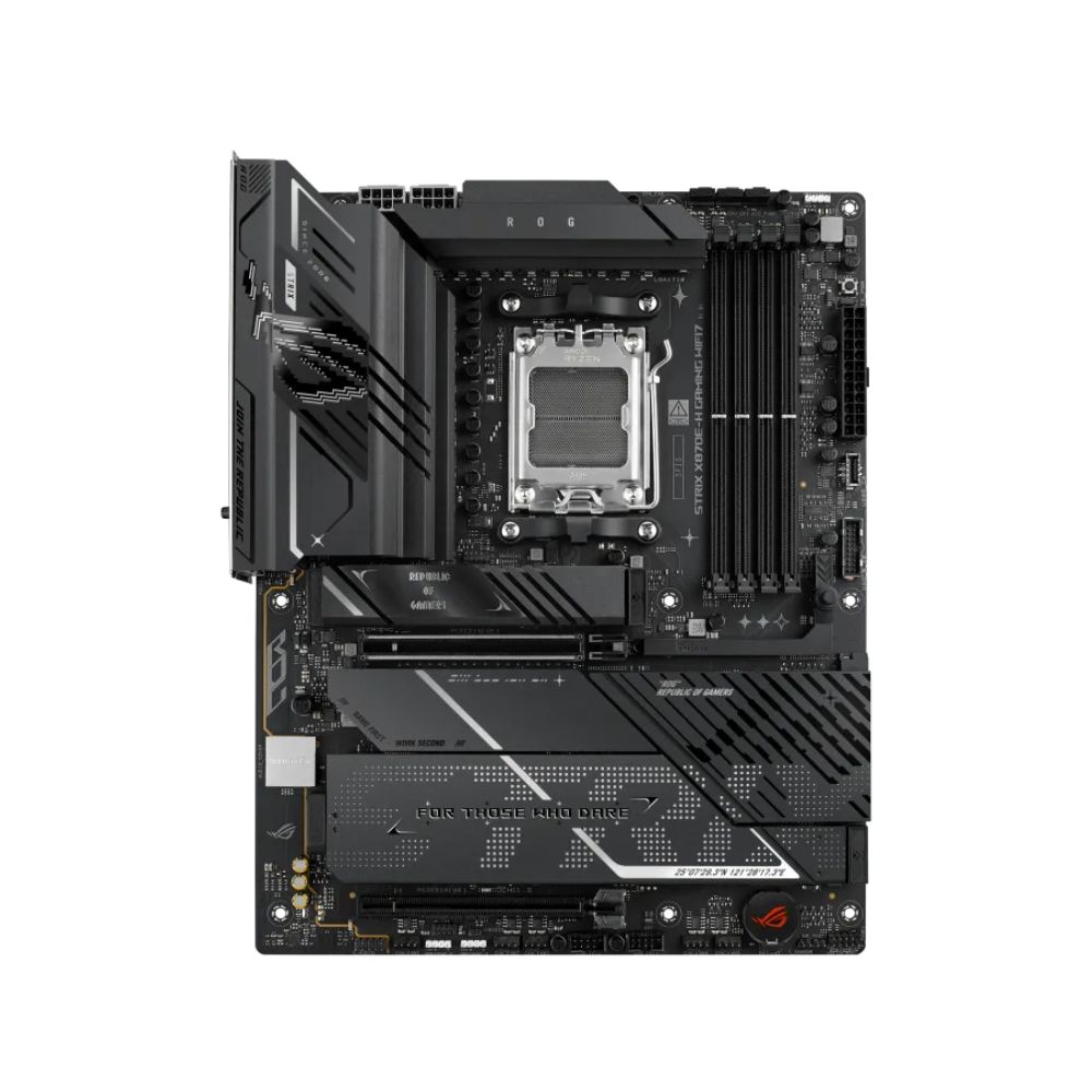 Купить Материнская плата ASUS ROG STRIX X870E-H GAMING WIFI7 AM5 4xDDR5 4xSATA 4xM.2 HDMI 3xType-C ATX в Алматы