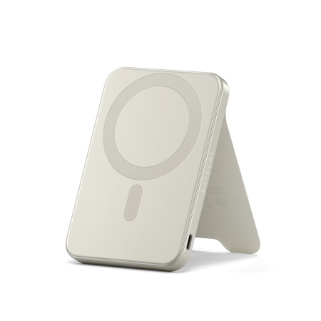 Купить SATECHI Qi2 5K Magnetic Power Bank with Stand (Sand) в Алматы