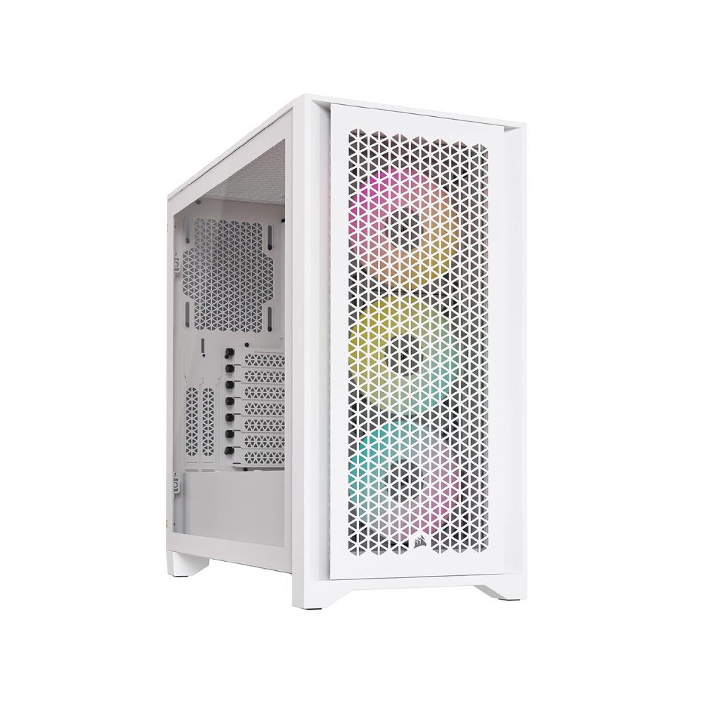 Купить Case ATX midi tower Corsair, iCUE 4000D RGB Airflow, CC-9011241-WW(без БП), white в Алматы