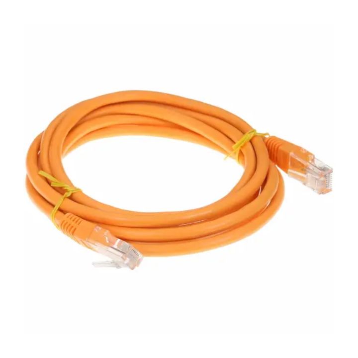 Купить Патч-корд UTP Cablexpert PP12-2M/O кат.5e, 2м, литой, многожильный (оранжевый) в Алматы