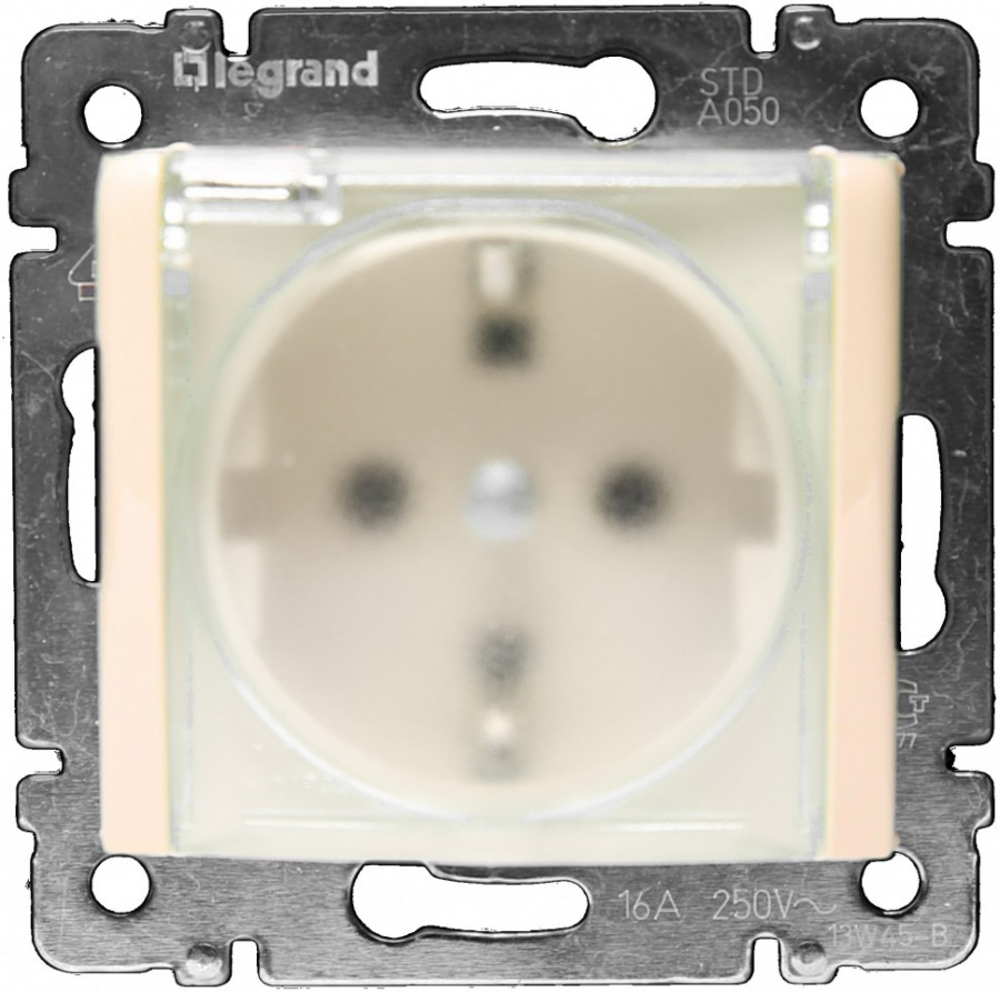 Купить Legrand 774120 Розетка 2К+З IP44 шт СЛНК VLN /  в Алматы
