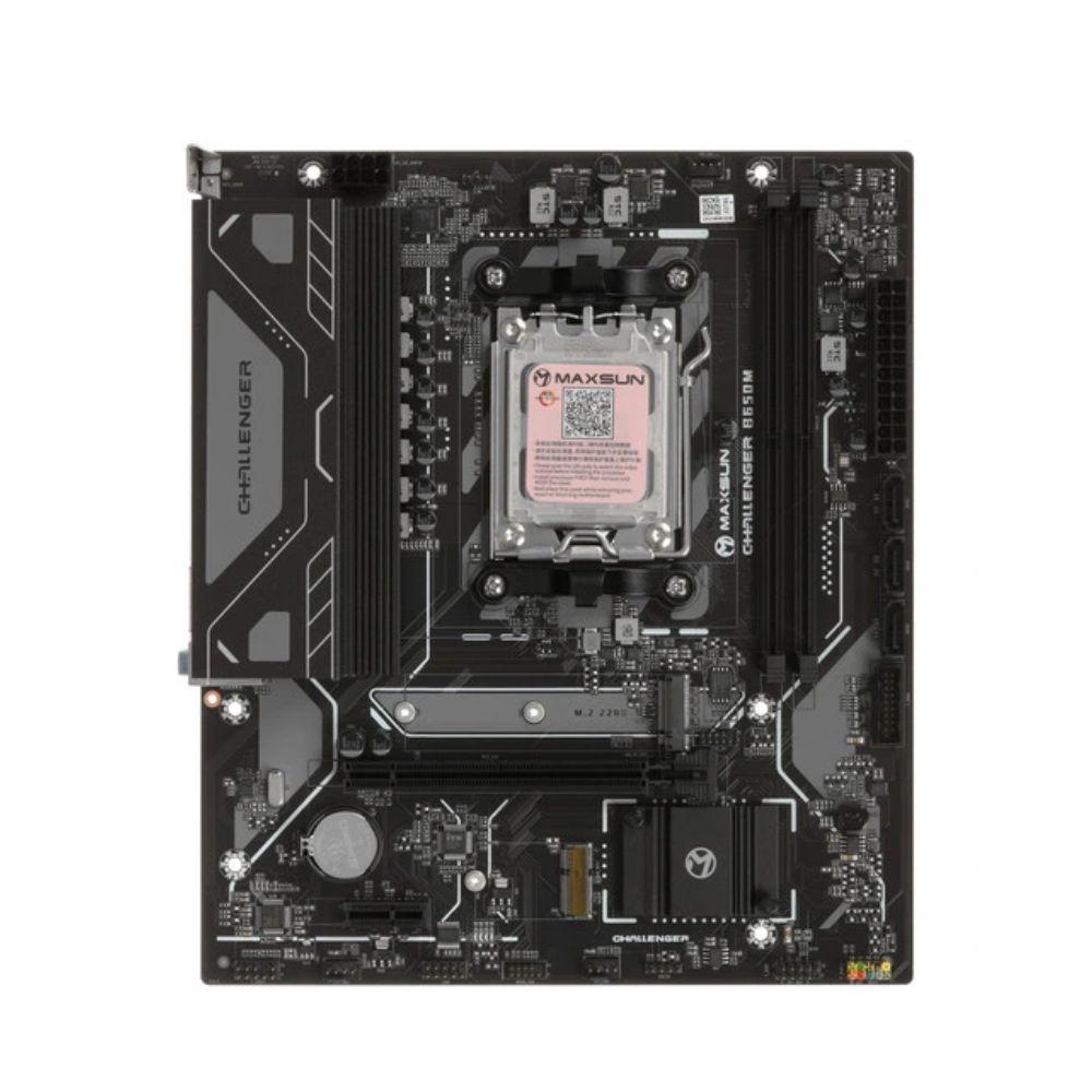 Купить Материнская плата MaxSun Challenger B650M-K, AM5, 2xDDR5, HDMI, PCIe5.0, 2xSATA, 1xM.2, mATX в Алматы