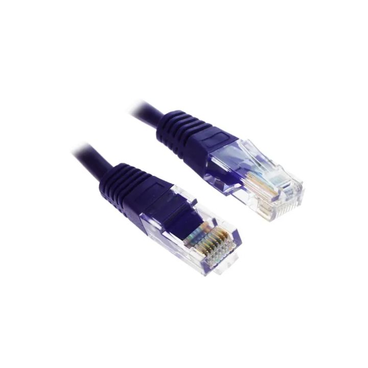 Купить Патч-корд UTP Cablexpert PP12-3M/V кат.5e, 3м, литой, многожильный (фиолетовый) в Алматы