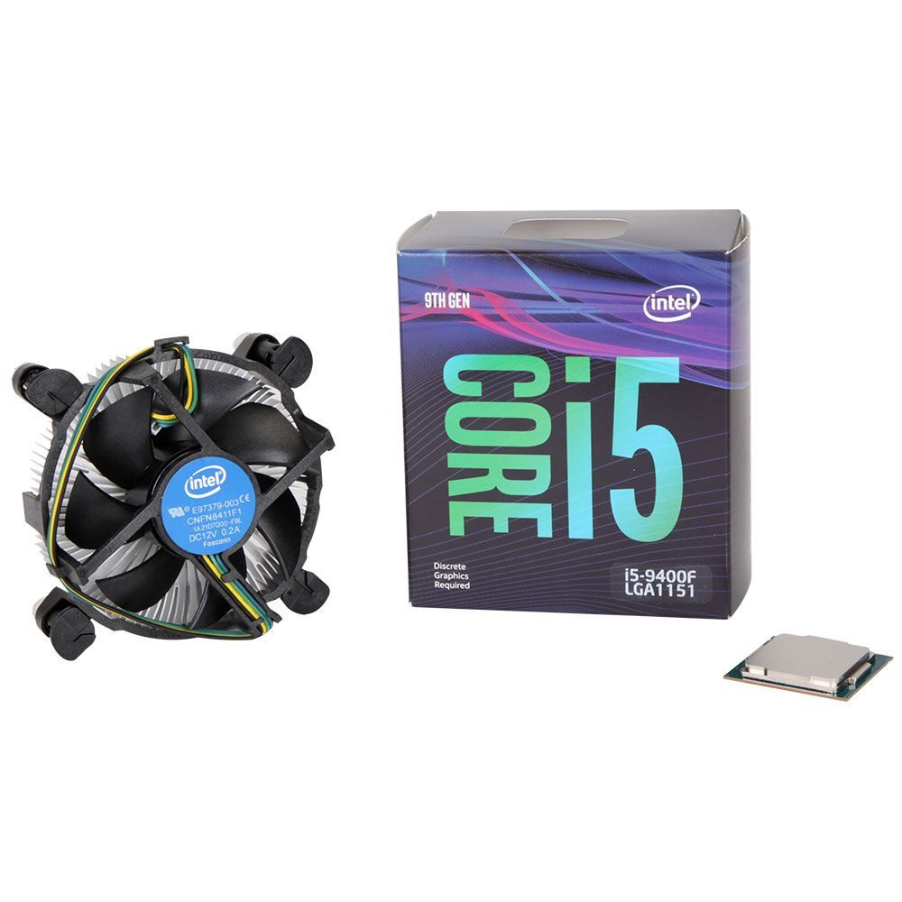 Купить CPU Intel Core i5 9400F 2,9GHz (4,1GHz) 9Mb 6/6 Core Coffe Lake 65W FCLGA1151 BOX в Алматы