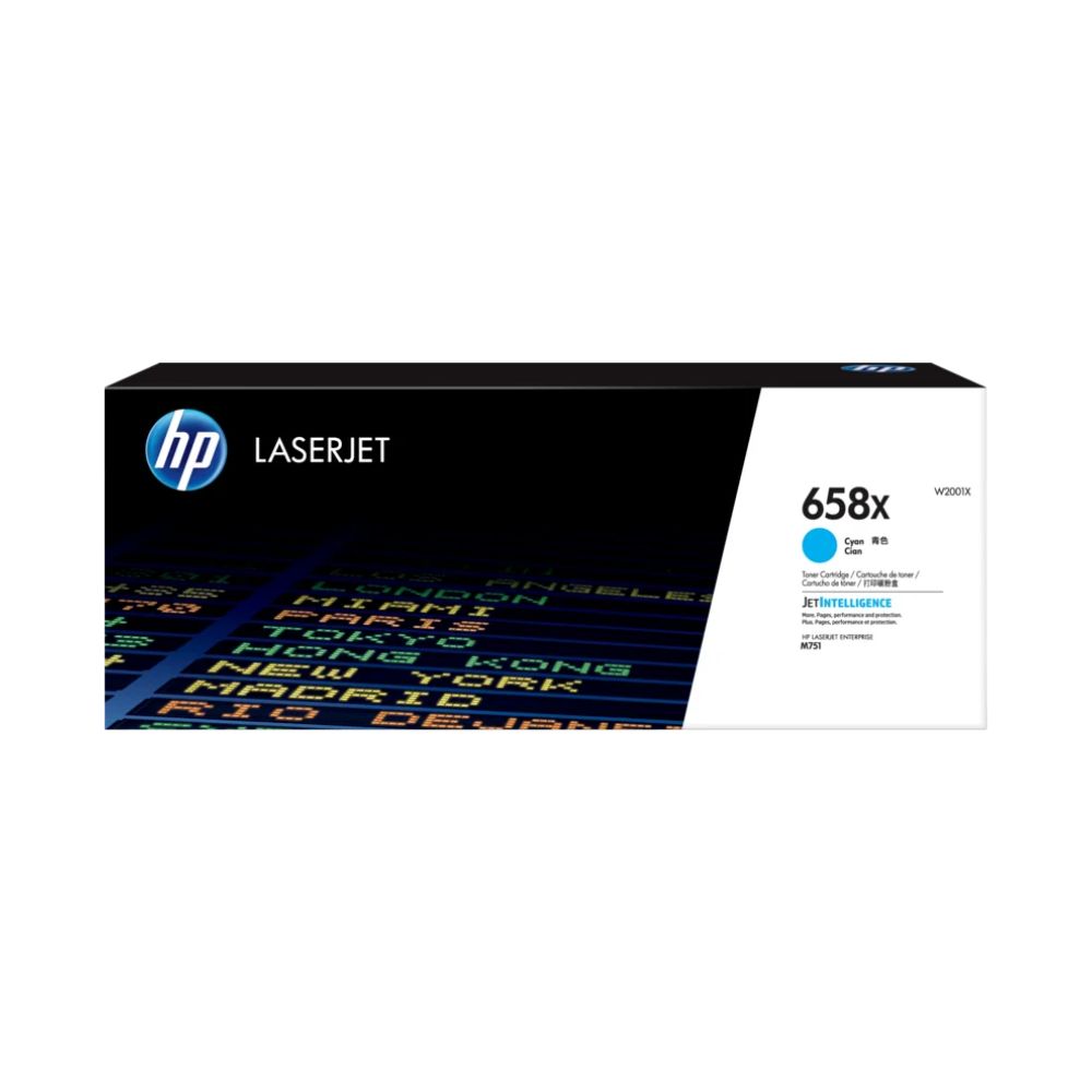 Купить Картридж повышенной емкости HP 658X (W2001X) Голубой в Алматы
