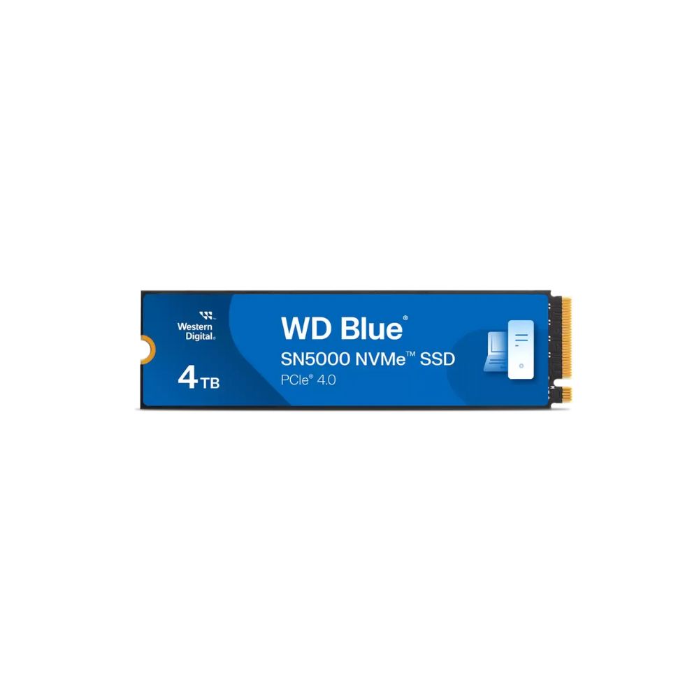 Купить Твердотельный накопитель 4000GB SSD WD BLUE SN5000 M.2 2280 NVMe 4.0 R5500/W5000 WDS400T4B0E-00BKY0 в Алматы