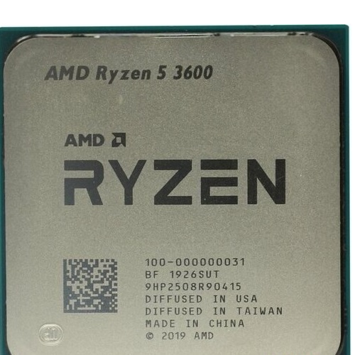 Купить Процессор AMD Ryzen 5 3600 3,6Гц (4,2ГГц Turbo), AM4, 7nm, 6/12, L2 3Mb, 65W, MultiPack with cooler в Алматы