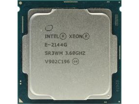 Купить Процессор Intel XEON  E-2144G, LGA1151, 3.6 GHz (max 4.5 GHz), 4 ядра, 8 потоков, 71W, tray в Алматы