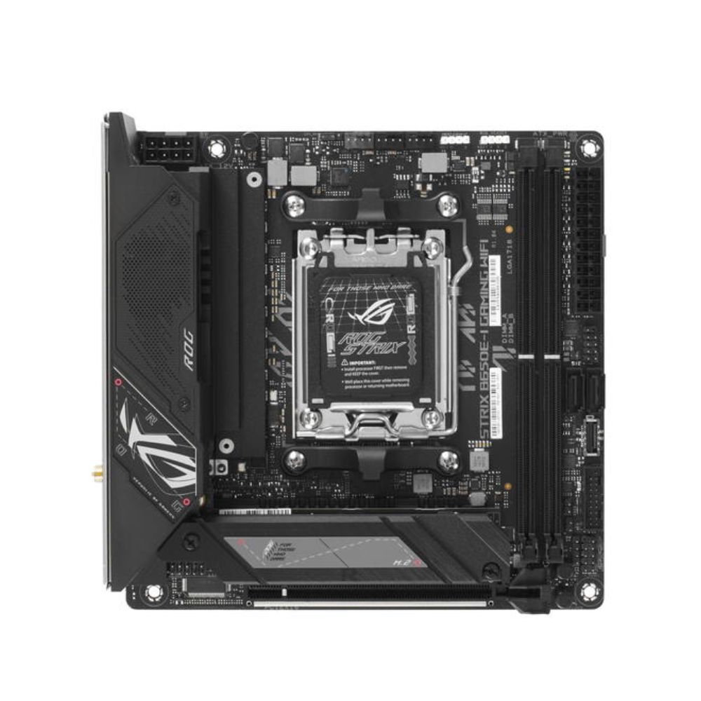 Купить Материнская плата ASUS ROG STRIX B650E-I GAMING WIFI AM5 2xDDR5 2xSATA3 Raid 2xM.2 HDMI USB3.2 M-ITX в Алматы