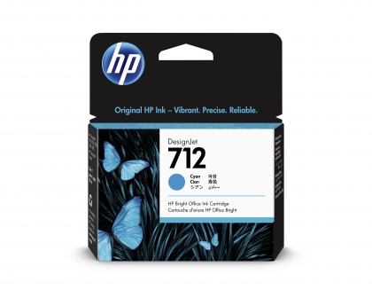 Купить 712 29ml Cyan Ink Cartridge for DesignJet T230/T250/T630/T650 в Алматы