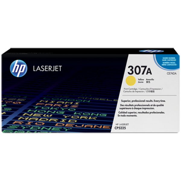 Купить Картридж HP Europe/CE742A/Лазерный/желтый в Алматы