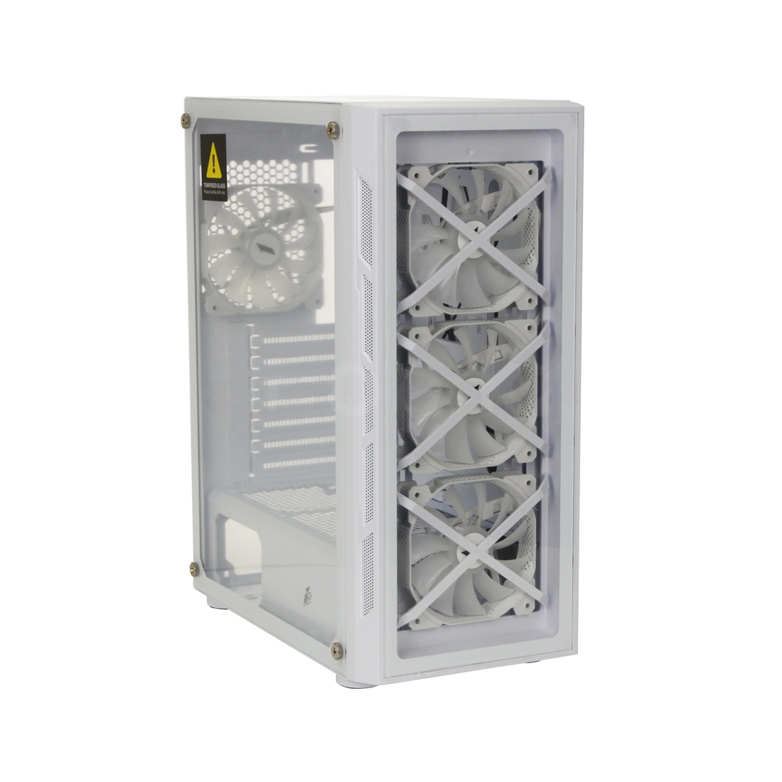 Купить Компьютерный корпус 1STPLAYER FIREBASE XP-G-WH-4F7-W без Б/П в Алматы