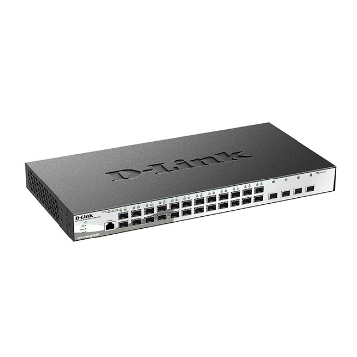 Купить D-Link DGS-1210-28XS/ME 24 портами 100/1000Base-X SFP и 4 портами 10GBase-X SFP+ в Алматы