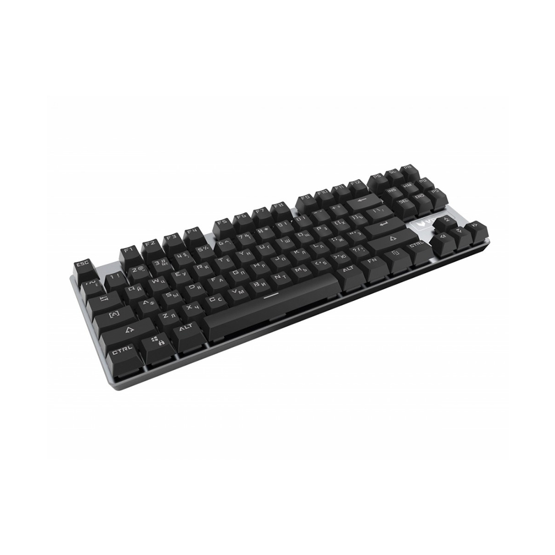 Купить Клавиатура, Rapoo, V500 Alloy, Игровая, USB, Кол-во стандартных клавиш 87, Длина кабеля 1,8 метра, Анг/Рус/Каз, Чёрный в Алматы