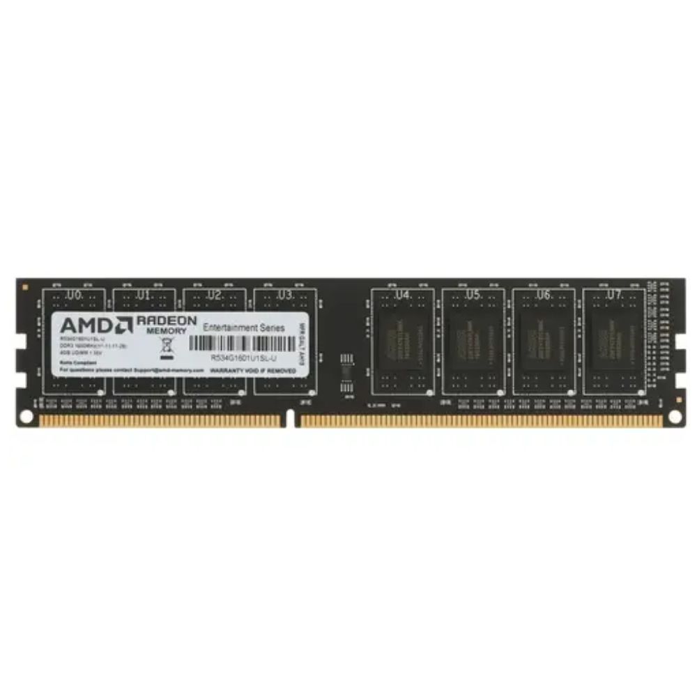 Купить Оперативная память AMD Radeon R5 Entertainment Series R534G1601U1SL-U&nbsp;4 ГБ в Алматы