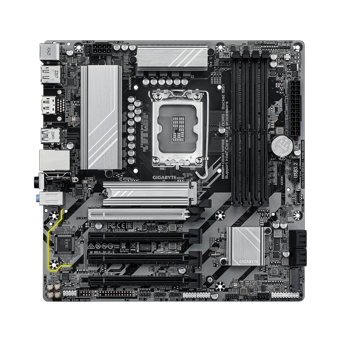 Купить Материнская плата Gigabyte B860M DS3H WIFI6E в Алматы