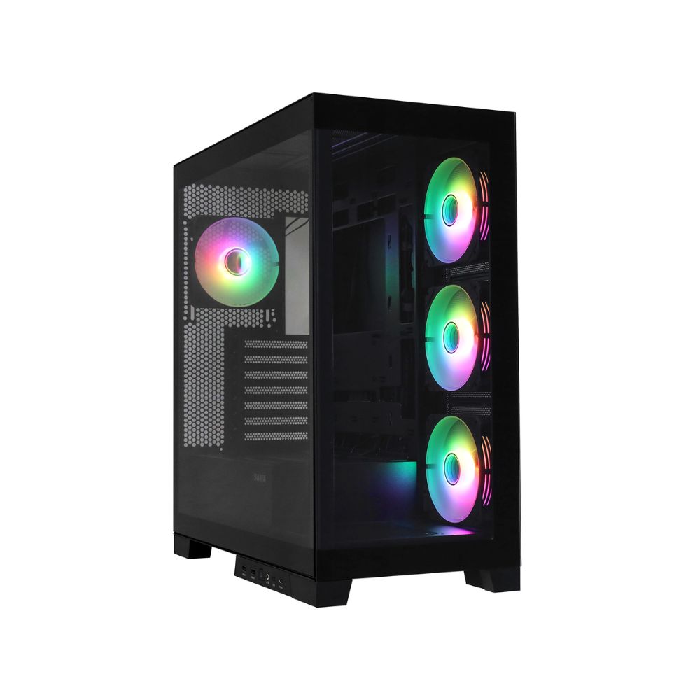 Купить Case ATX midi tower SAMA, Neview 4503 , (Без БП), Black в Алматы