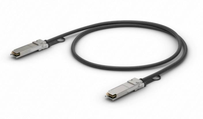 Купить Ubiquiti UACC-DAC-QSFP28-1M QSFP28 direct attach cable with a 100 Gbps max data rate, compatible with QSFP28 and QSFP+ interfaces в Алматы