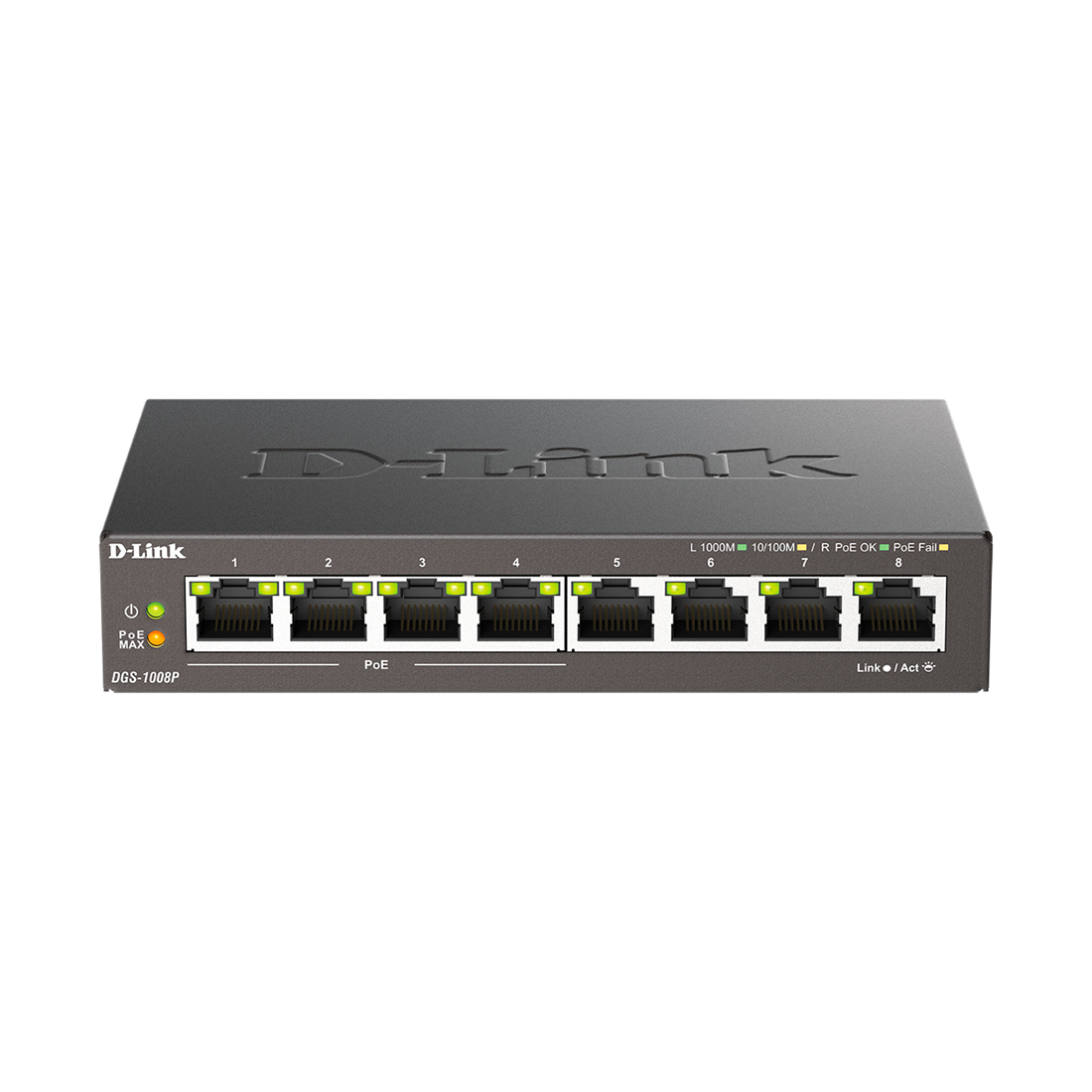 Купить Коммутатор D-Link DGS-1008P/F3A в Алматы