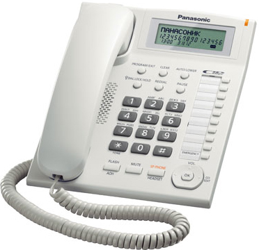Купить Телефон Panasonic KX-TS2388RUW (white) в Алматы