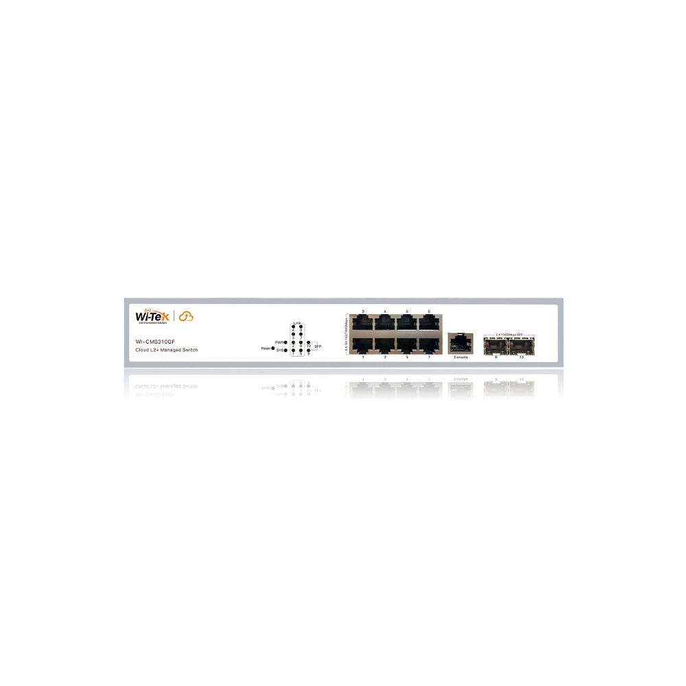 Купить WI-CMS310GF, Коммутатор управляемый L2, порты 8 100/1000Base-TX  + 2 SFP в Алматы