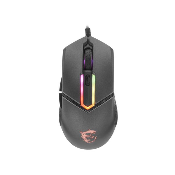 Купить Мышь MSI Clutch GM30 Black GAMING Mouse USB2.0/кабель 2м/Вес 98г./Черный в Алматы