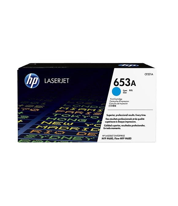 Купить 653A Cyan Toner Cartridge for LaserJet Enterprise Color MFP M680, up to 16500 pages. в Алматы