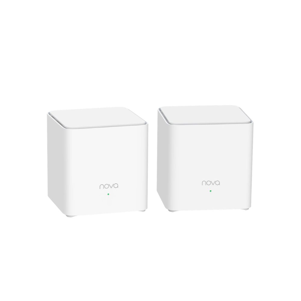 Купить Беспроводная Mesh Система Tenda Nova MX3 (2-pack), Wi-Fi 6, AX1500 (300+1201 Мбит/с), WAN, GLAN в Алматы