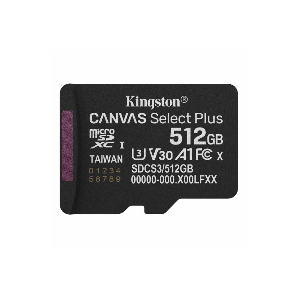 Купить Карта памяти MicroSD 512GB Class 10 UHS-I Kingston SDCS3/512GBSP в Алматы