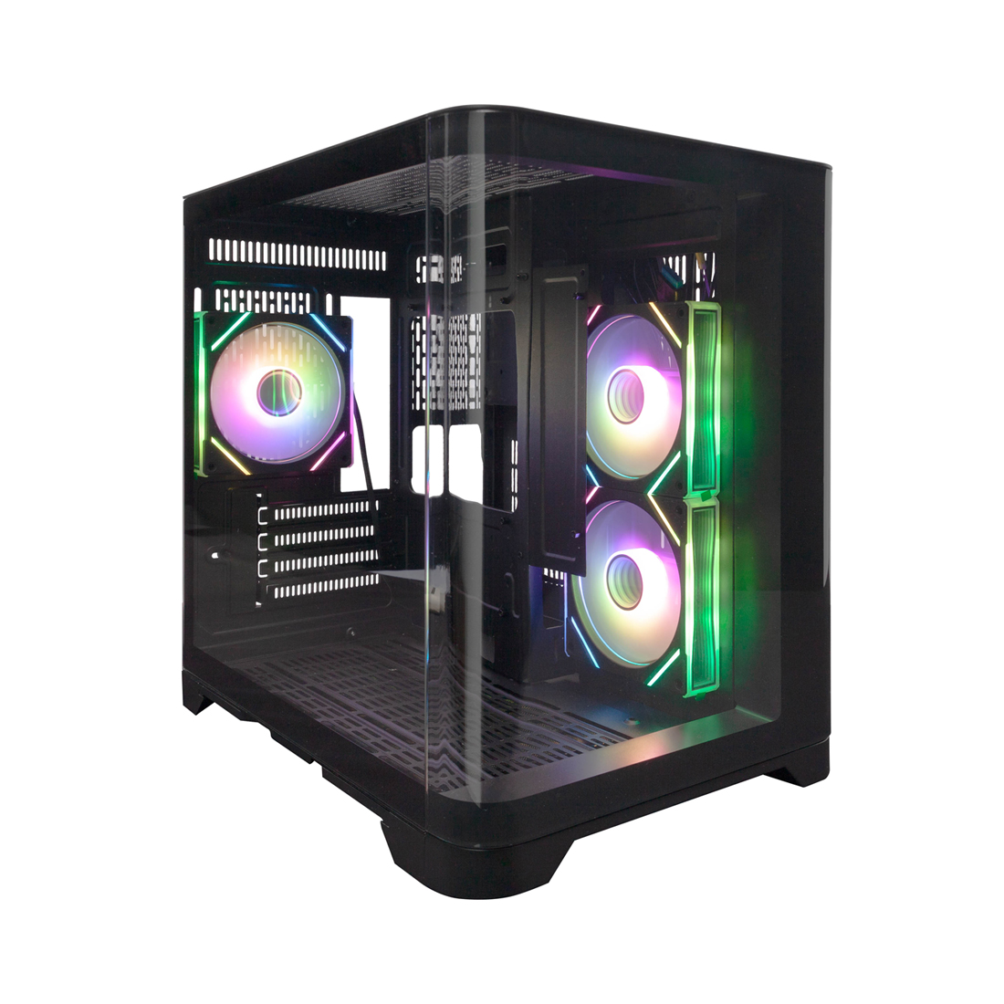 Купить Компьютерный корпус 1STPLAYER UV5 BLACK без Б/П в Алматы
