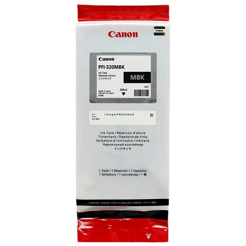 Купить Картридж Canon/PFI-320/Струйный/матовый черный/№320/300 мл/для  imagePROGRAF TM-200/TM-205/TM-300/TM-305 в Алматы