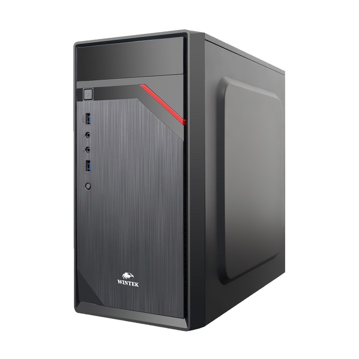 Купить Корпус Wintek K0610, 0.4mm, 2xUSB 2.0   HD-Audio, MiniTower в Алматы
