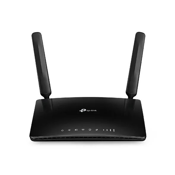Купить Маршрутизатор 4G LTE беспроводной AC750 TP-Link Archer MR200 (3 порта LAN 10/100 Mbps, 1 порт LAN/WAN 10/100 Mbps, 1 слот для SIM-карты, 3 встроенные Wi-Fi антенны, 2 съёмные внешние антенны 4G LTE (SMA), 300 Mbps на 2,4GHz и 433 Mbps на 5GHz) в Алматы