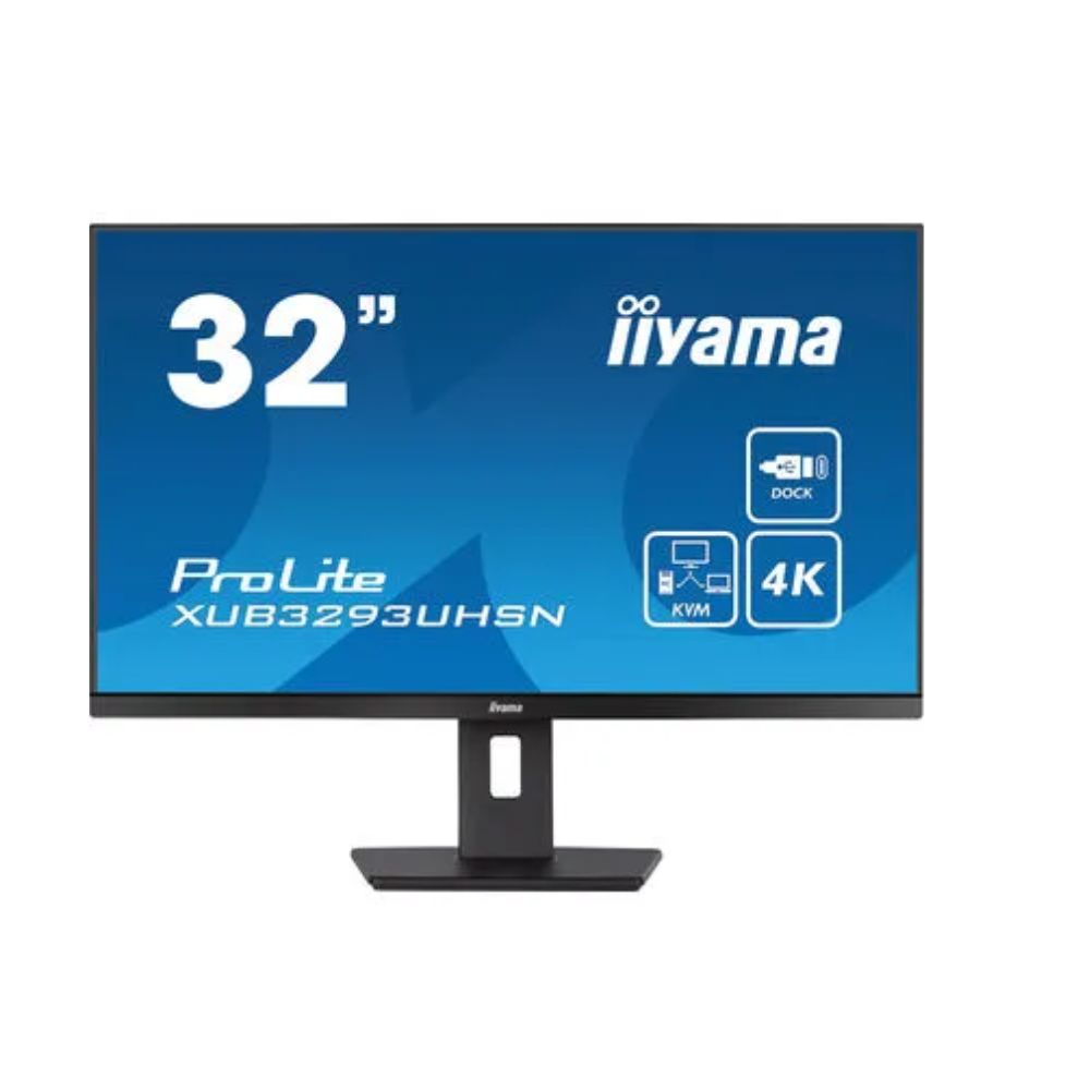 Купить Монитор 32* iiyama XUB3293UHSN-B5, Black, IPS, 3840x2160@60Hz, 350кд/м2, 1000:1, 4ms, HDMI, DP XUB3293UHSN-B5 в Алматы